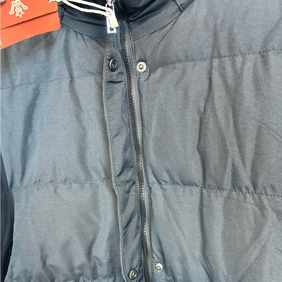 NWT Womens Black Faux Fur Trimmed Hooded Coat / Large - Picture 7 of 15